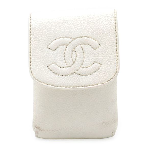 Chanel Coco Mark Cigarette Case Cigarette Case Iqos Case Icos Case Pouch Small - Picture 1 of 6